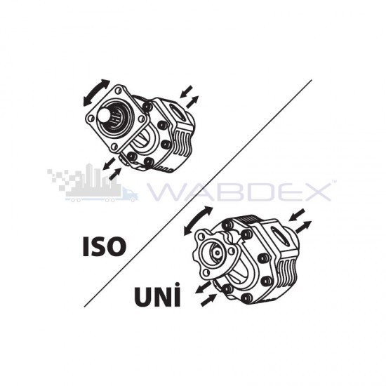 PDCD30 / 30 GRUBU ÇİFT DÖNÜŞLÜ DİŞLİ POMPA